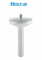 Lavabo Roca Victoria con pedestal 65 x 41 cm
